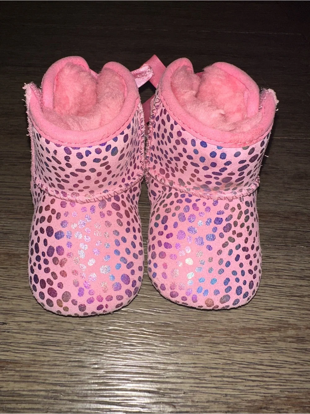 UGG Pink Baby Booties